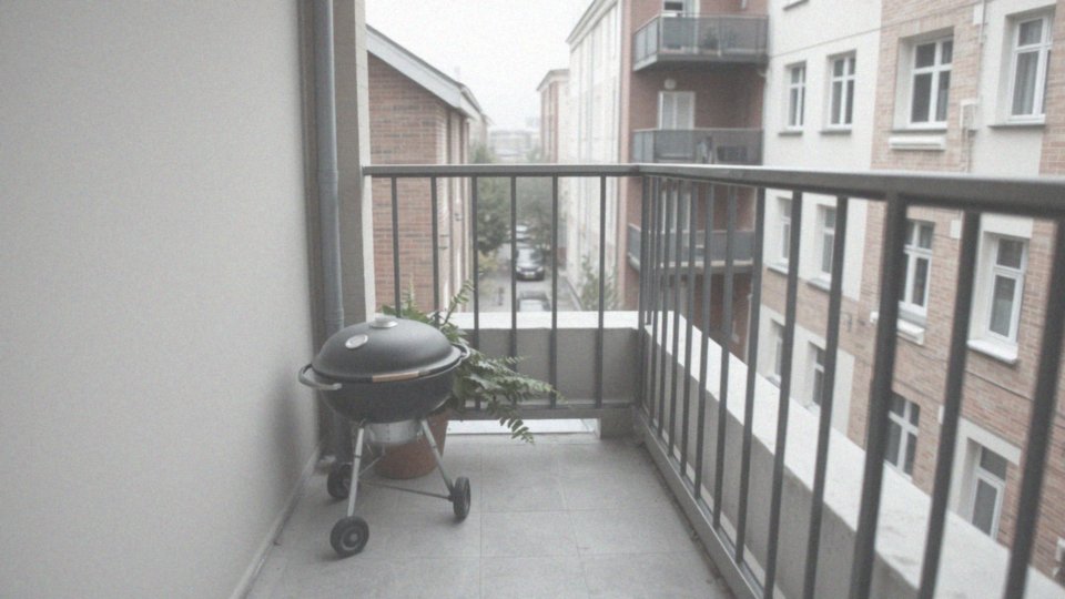 Czy można uzyskać mandat za grillowanie na balkonie?