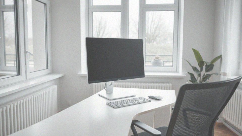 Jakie są zalecane ustawienia wysokości monitora dla zdrowia?