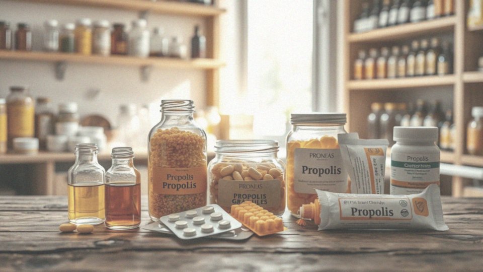 Jakie formy preparatów zawierających propolis są dostępne?