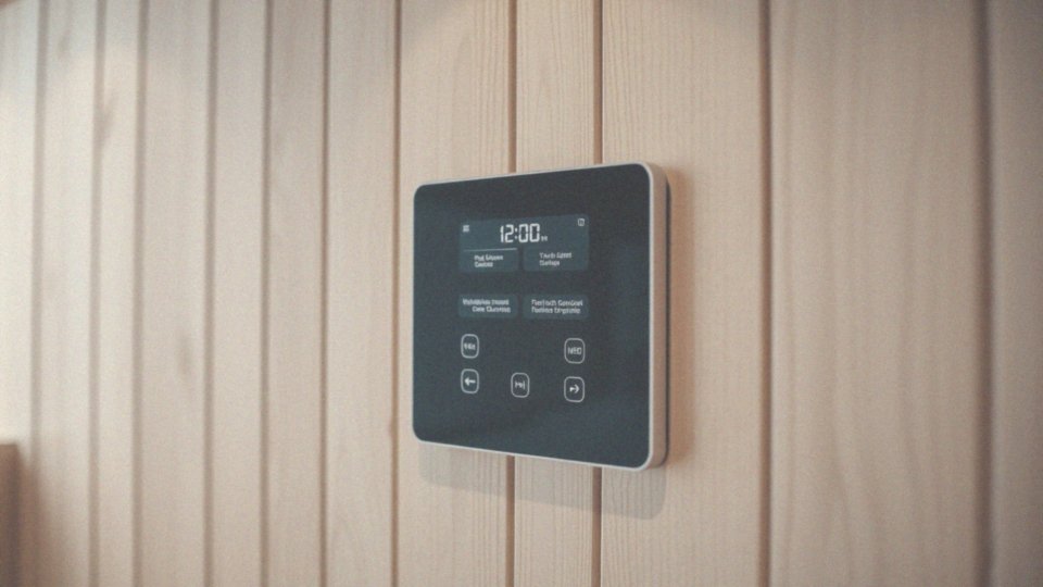 Jakie są opcje sterowania piecem elektrycznym do sauny?