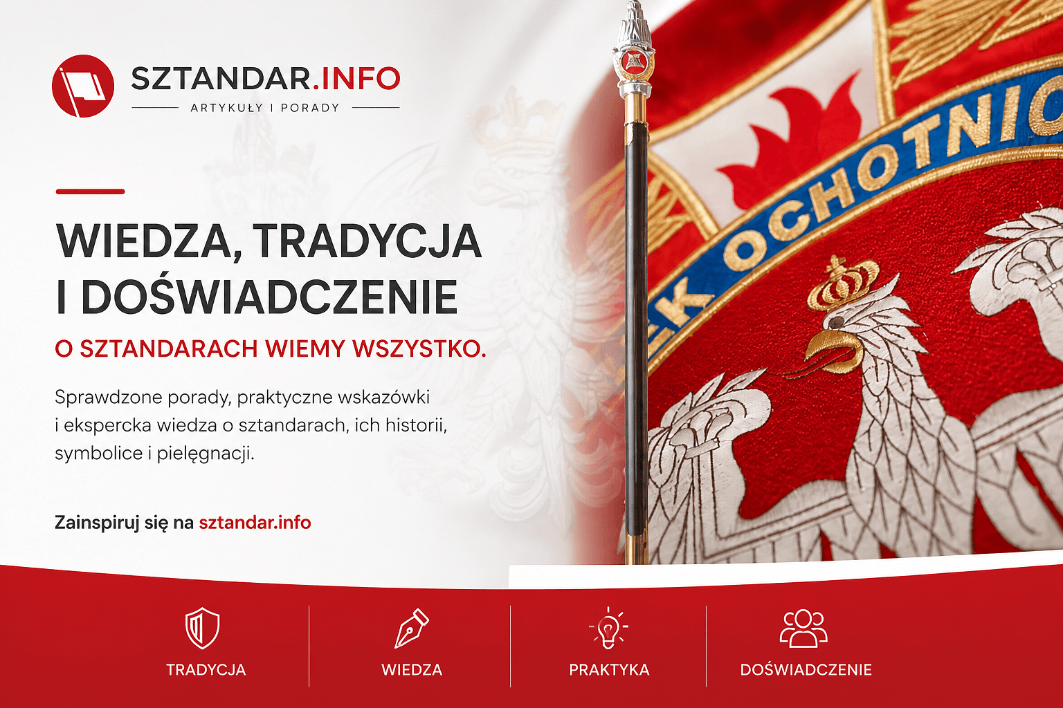 Drzewce i podstawy – kluczowe elementy każdego sztandaru
